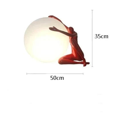 Astraion | Reyalight® Modèle A Rouge / Oui / Lumière chaude 3000k