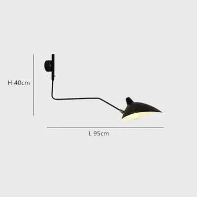 Astraora Noir 95cm / Lumière chaude 3000k / Oui