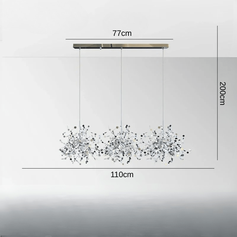 Caeliaium | Reyalight® Chrome 3 éléments Support Long / Warm white