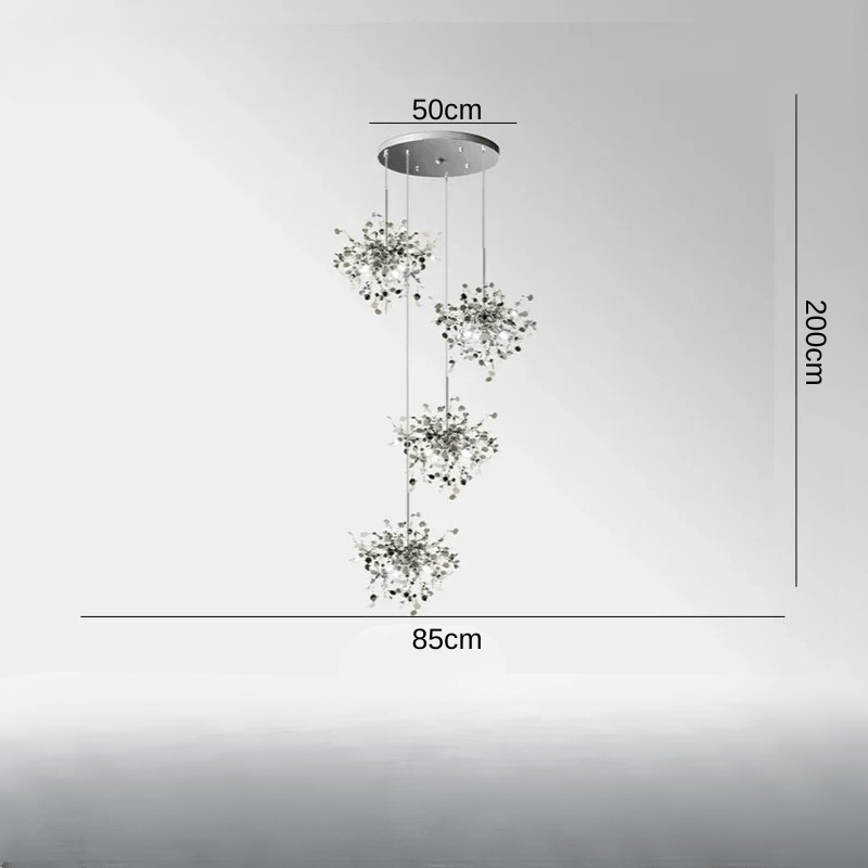 Caeliaium | Reyalight® Chrome 4 éléments Support Round / Cold white