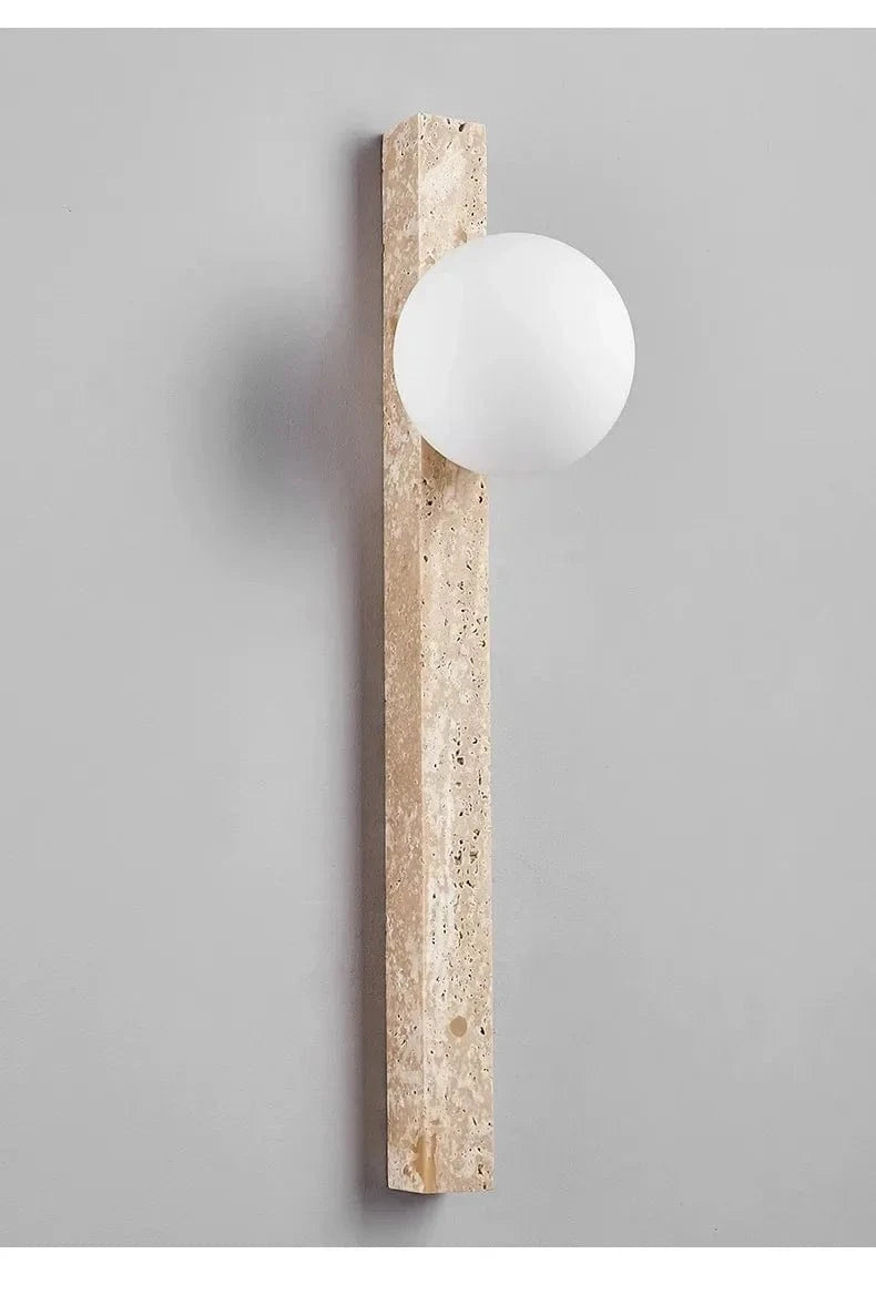 Cavélumière | Reyalight® Modèle avec sphère Hauteur 60cm / Lumière chaude 3000K