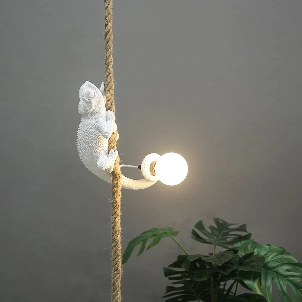 Chamélite | Reyalight® Caméléon blanc orienté vers le haut