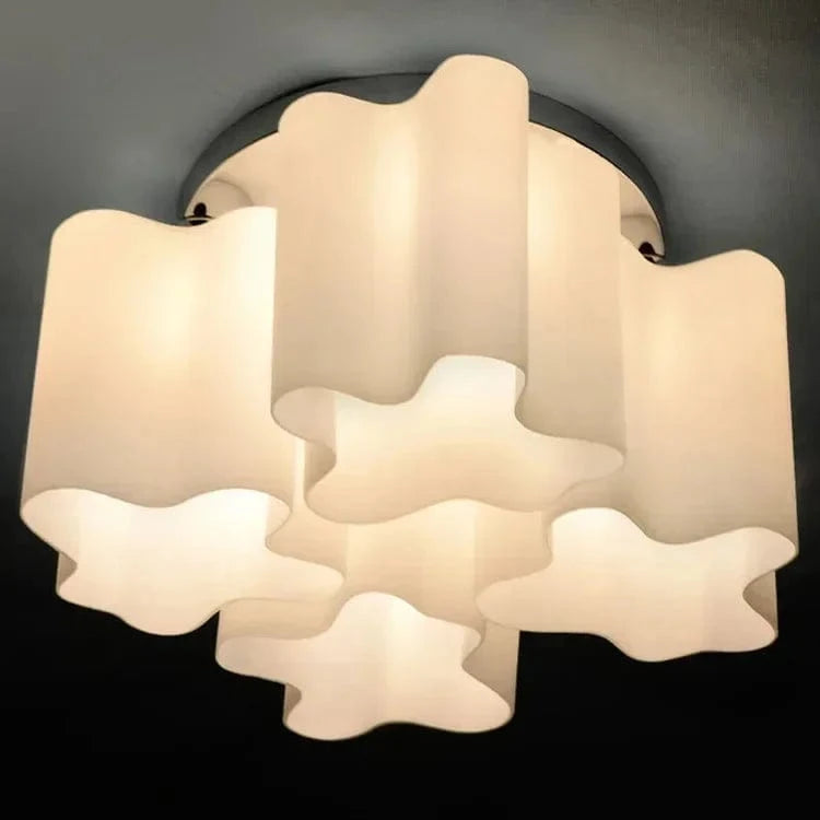 Elyraos | Reyalight® Plafonnier à 4 éléments / Lumière chaude 3000k