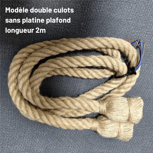 Hemparétro | Reyalight® Modèle double culots sans platine plafond longueur 2m
