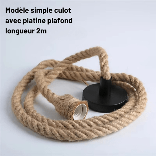 Hemparétro | Reyalight® Modèle simple culot avec platine plafond longueur 2m