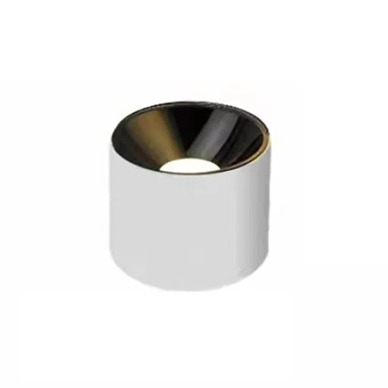 Liféo N&B | Reyalight® Blanc et Noir / Lumière chaude 3000K / Diamètre 80mm Hauteur 85mm 9W