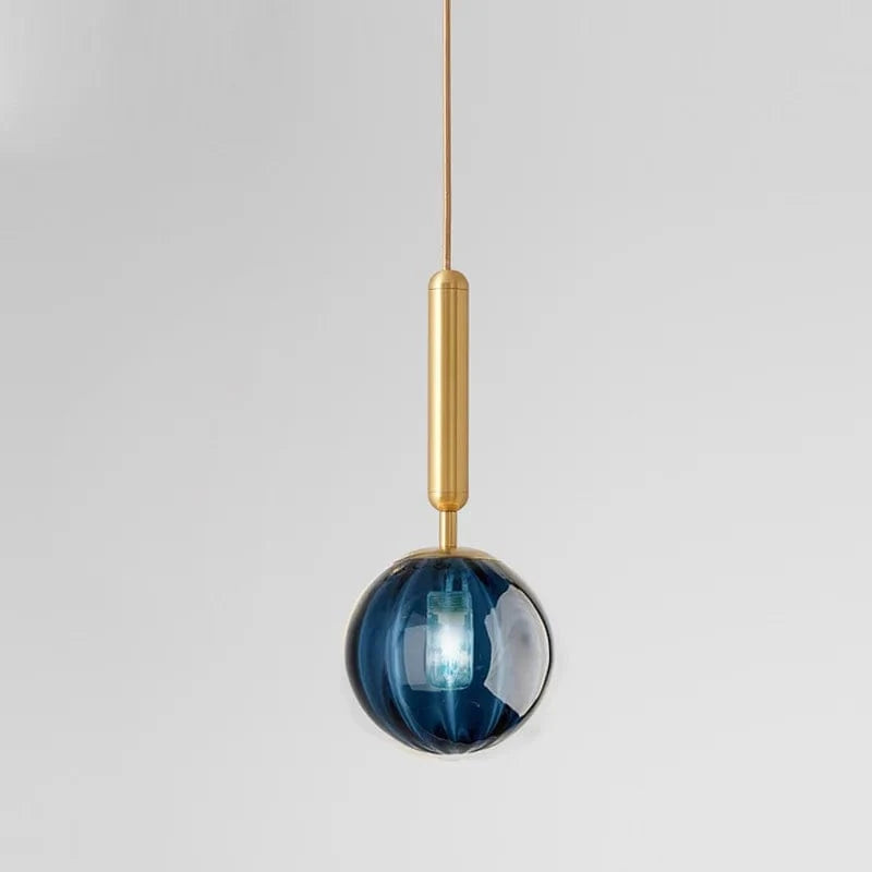 Lumàriège | Reyalight® Verre bleu & Doré