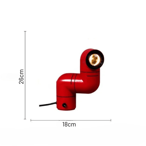 Lumicoangle | Reyalight® Lampe de bureau Rouge / Lumière chaude 3000K