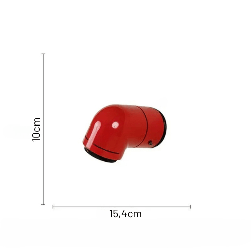 Lumicoangle | Reyalight® Lampe murale Rouge / Lumière chaude 3000K