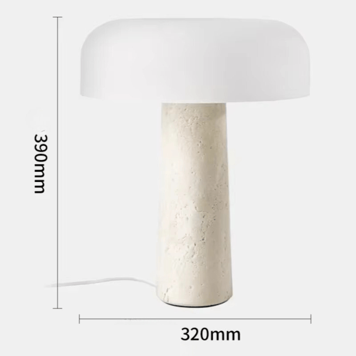 Naturive | Reyalight® Travertin / Lumière chaude 3000K / Pierre naturelle