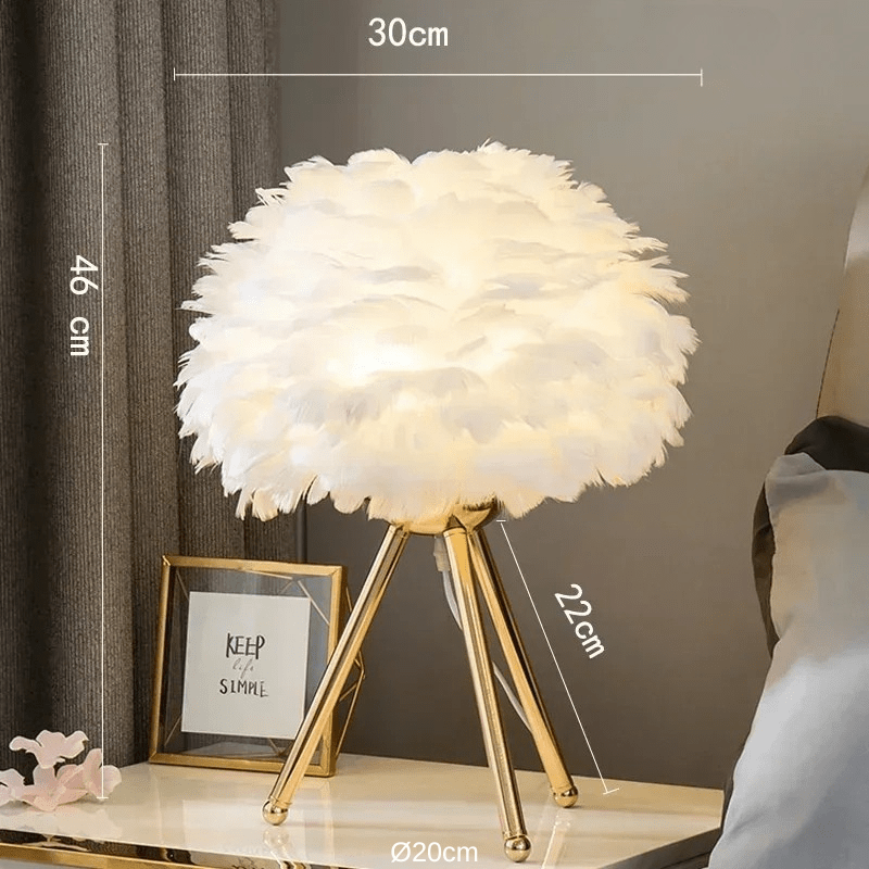 Novaium | Reyalight® Blanc & Doré / Oui / Lumière chaude 3000k