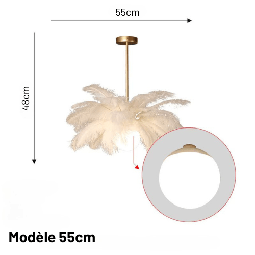 Plumélux | Reyalight® 55cm