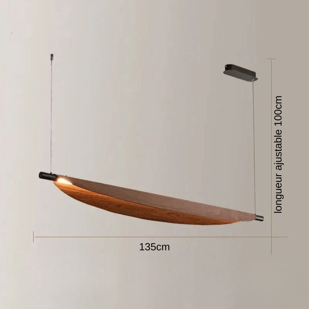 Solea | Reyalight® Lampe suspension 135cm / Lumière chaude 3000K
