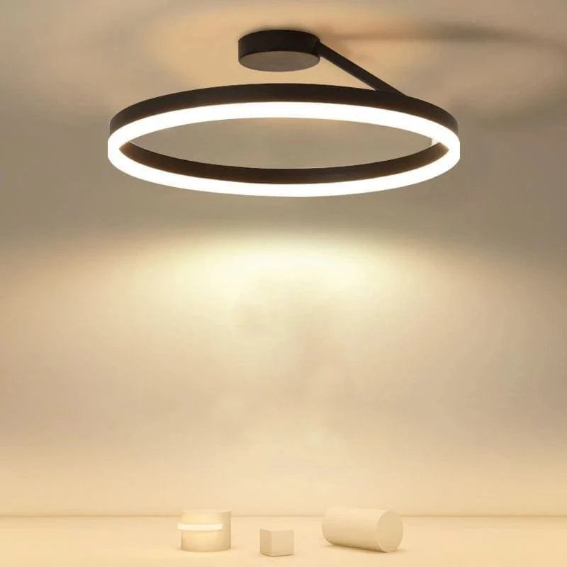 Stellarisos | Reyalight® Noir / Ø40cm / Lumière chaude 3000K