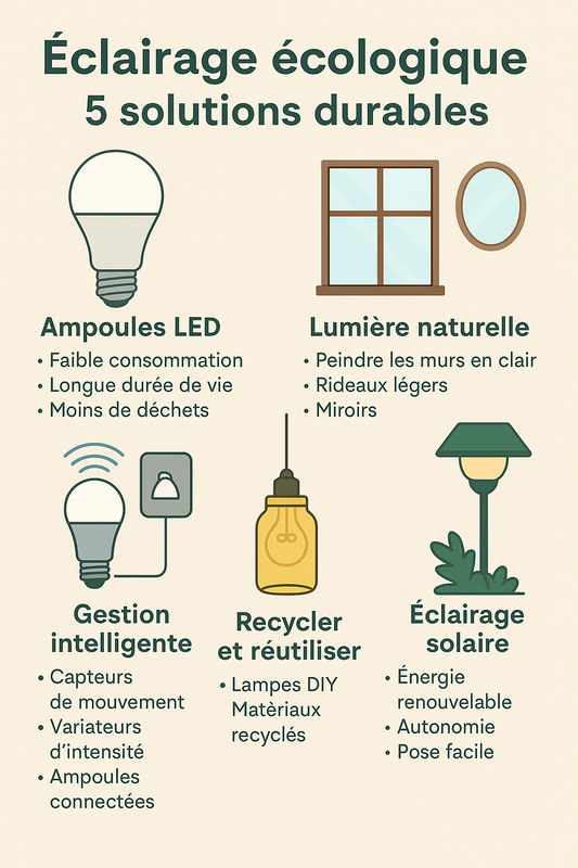 Le guide complet pour un éclairage écologique à la maison