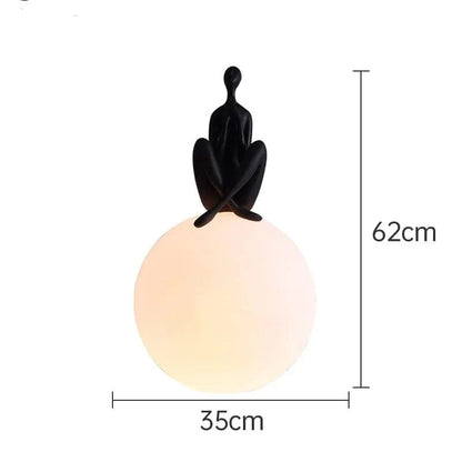 Astraion | Reyalight® Modèle B Noir / Oui / Lumière chaude 3000k