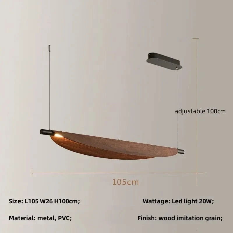Boisnova | Reyalight® Suspension L105cm / Lumière chaude 3000K