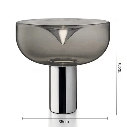 Cosmiat | Reyalight® Chrome & Verre fumé / Oui / Lumière chaude 3000K