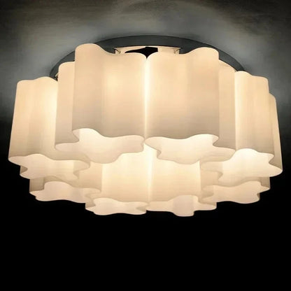 Elyraos | Reyalight® Plafonnier à 8 éléments / Lumière chaude 3000k