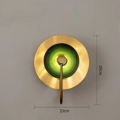 Elysio | Reyalight® Simple coloris vert / Lumière chaude 3000k