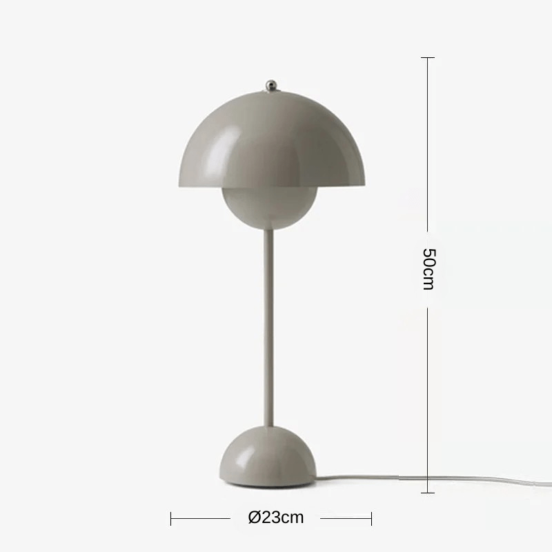 Eosoral | Reyalight® Lampe à poser Grise - 50cm / Lumière chaude 3000k