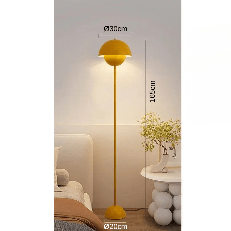 Eosoral | Reyalight® Lampe sur pied Jaune - 165cm / Lumière chaude 3000k