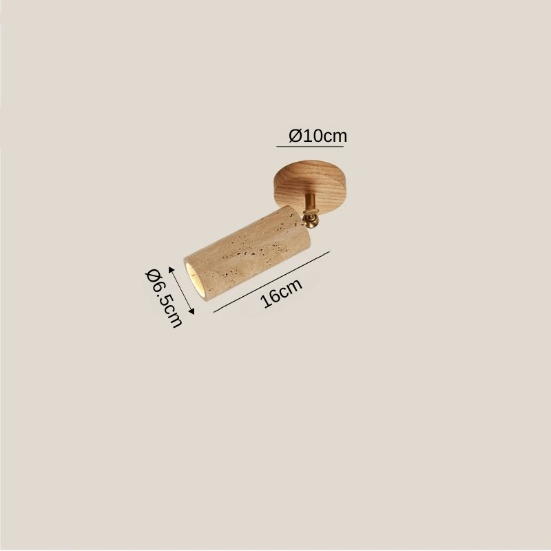 Lyraus Simple spot Bois clair / Lumière chaude  3000K
