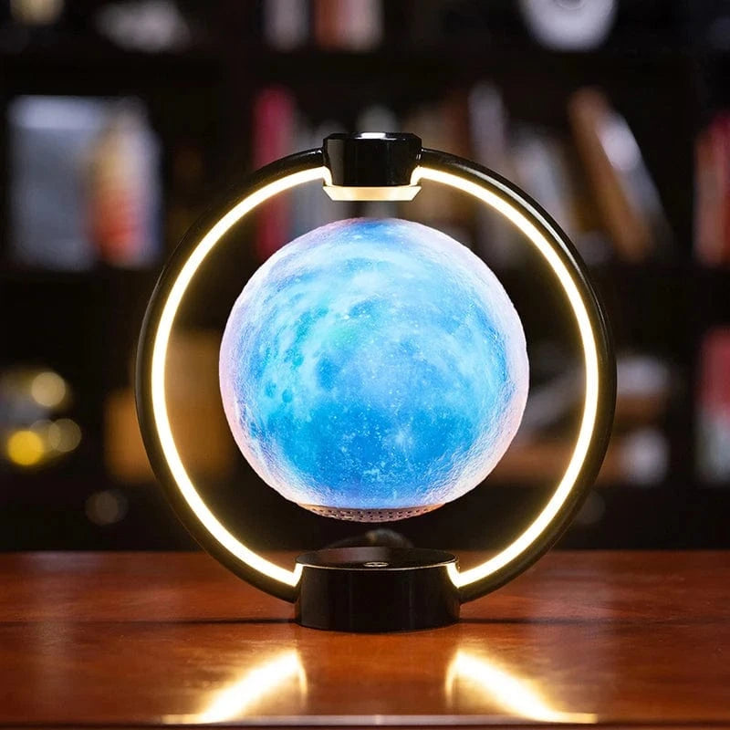 Moonola | Reyalight® Lune noire / Lumière naturelle 4000K / Enceinte audio intégrée