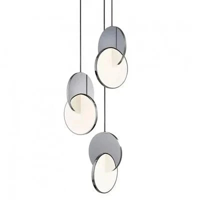 Neridara | Reyalight® D25cm 3 Lampes Chrome / Lumière chaude 3000k