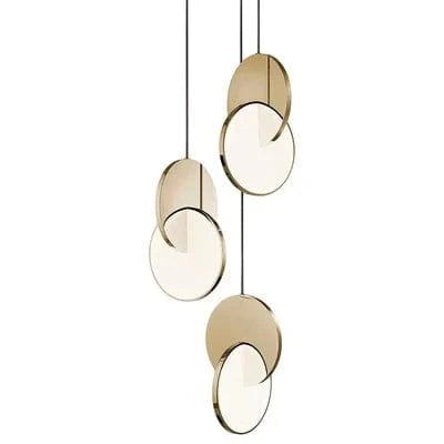 Neridara | Reyalight® D25cm 3 Lampes Doré / Lumière chaude 3000k