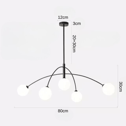 Novaion | Reyalight® Noir / Lumière chaude 3000K