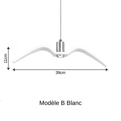 Seagull | Reyalight® Modèle B Blanc / Lumière chaude 3000k