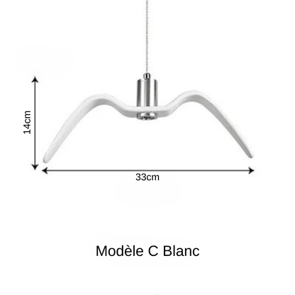 Seagull | Reyalight® Modèle C Blanc / Lumière chaude 3000k