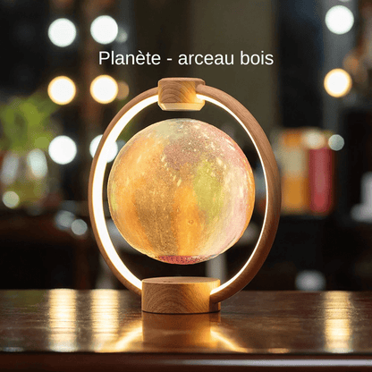 Solaraora | Reyalight® Planète arceau bois / Oui / Enceinte Bluetooth
