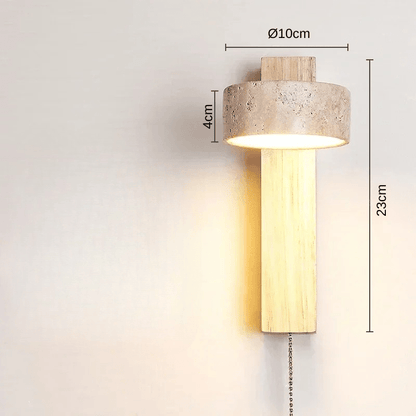 Vegaos | Reyalight® Simple bois clair tirette interruptrice / Lumière chaude 3000K