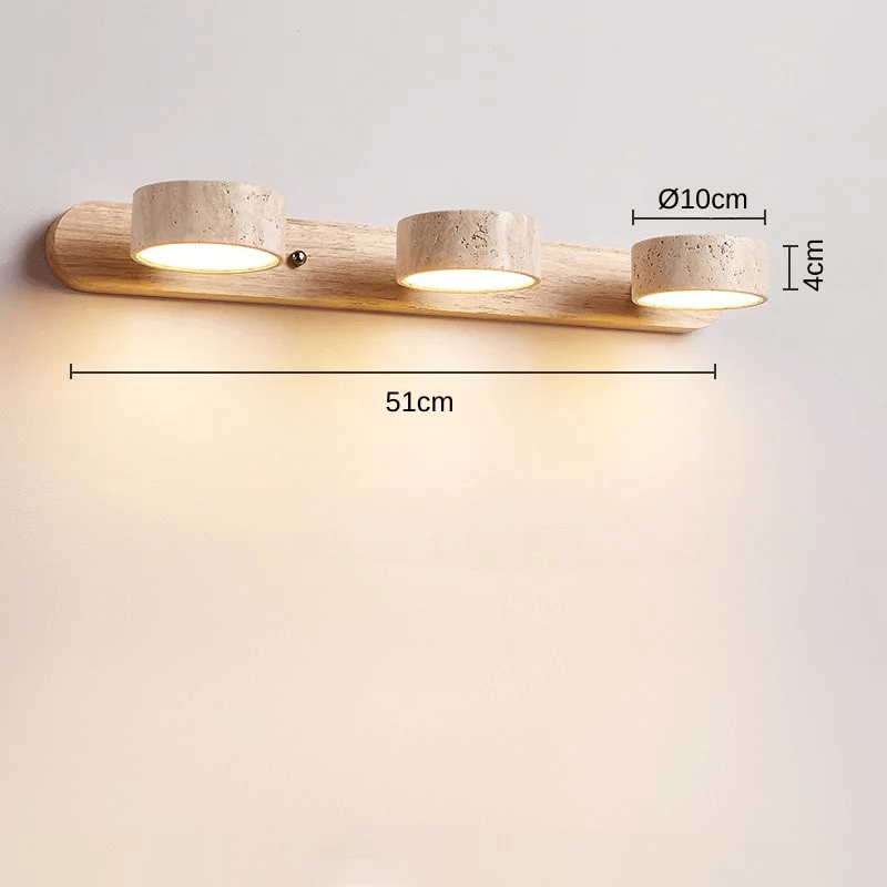 Vegaos | Reyalight® Triple bois clair / Lumière chaude 3000K