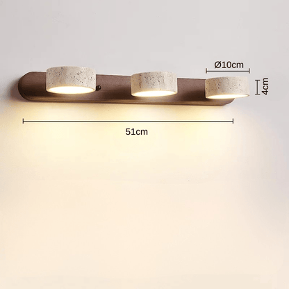 Vegaos | Reyalight® Triple bois foncé / Lumière chaude 3000K