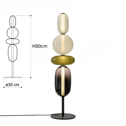 Veyrona | Reyalight® Lampe de table 4 globes coloris F / Lumière chaude 3000k