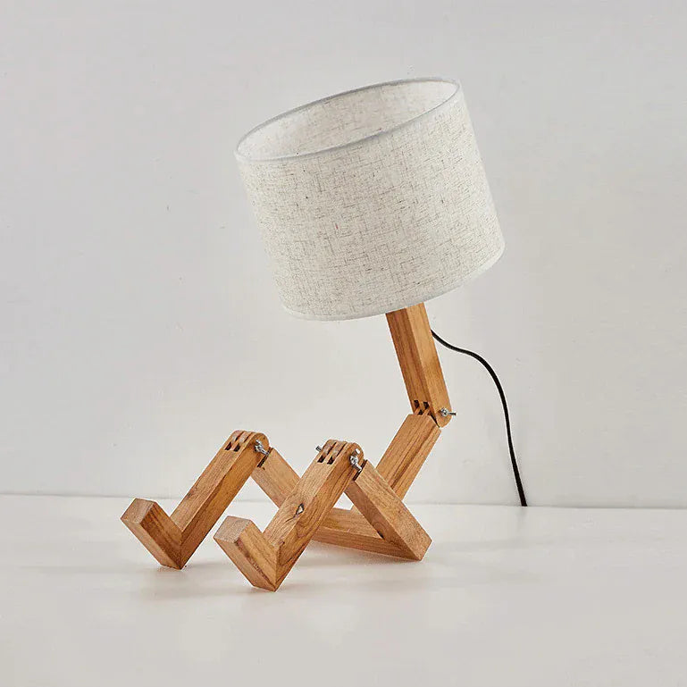 Woodbotta | Reyalight® Abat jour tissu blanc / Oui