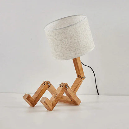 Woodbotta | Reyalight® Abat jour tissu blanc / Oui